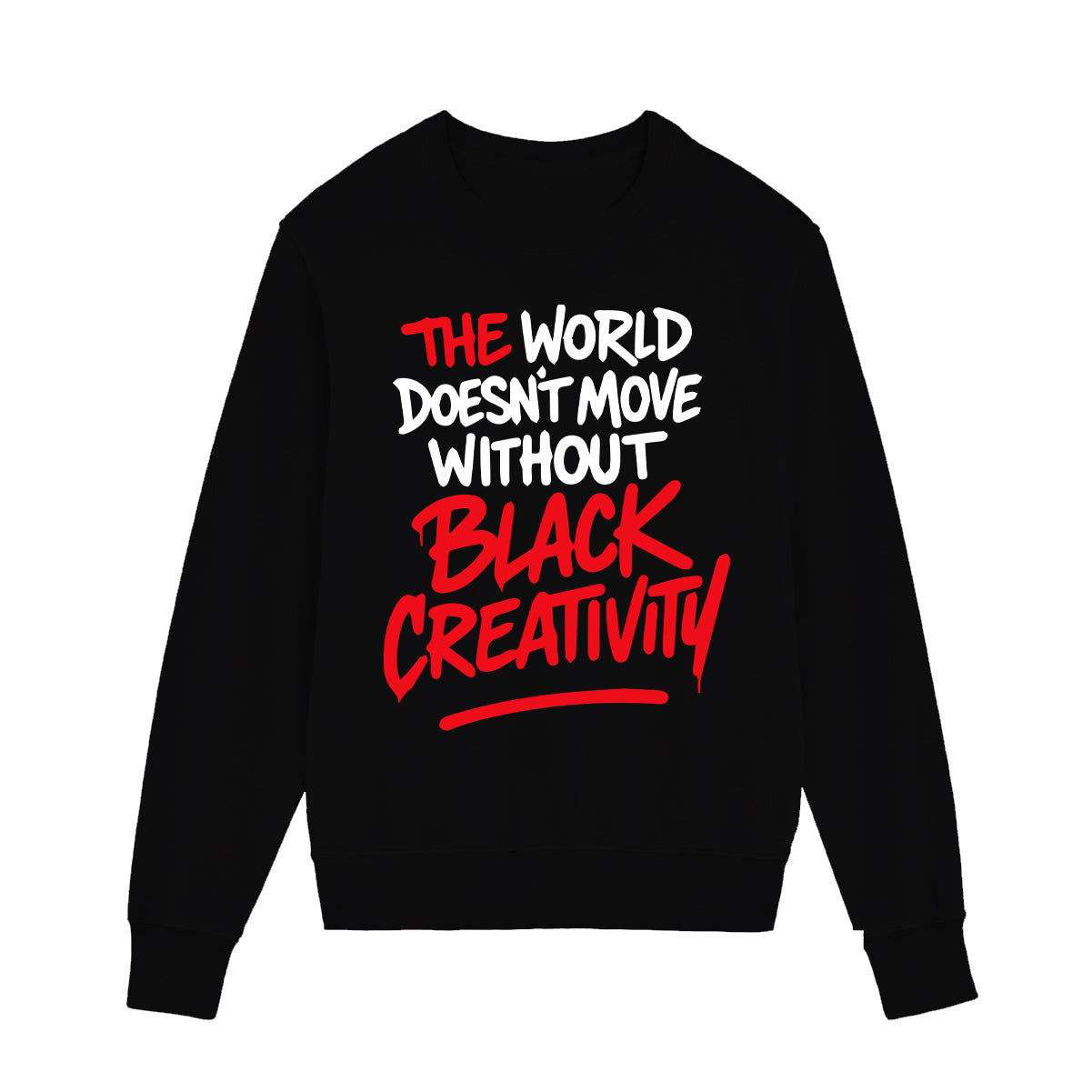 Black Creativity Crewneck